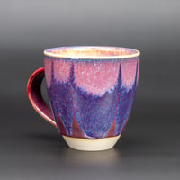 Image 1 of Magenta Flambé Waves #2 - Tall Mug