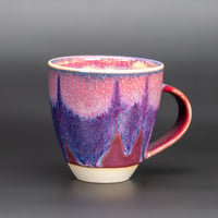 Image 2 of Magenta Flambé Waves #2 - Tall Mug