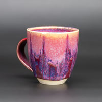 Image 1 of Magenta Flambé Waves #3 - Tall Mug