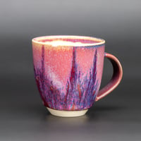 Image 2 of Magenta Flambé Waves #3 - Tall Mug