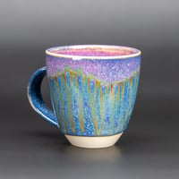 Image 1 of Vert/Purple/Blue Hoops - Tall Mug