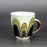 Image 3 of Mint/Tenmoku Arches #1 - Tall Mug