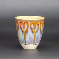 Image 2 of Rainbow Melting Hearts - Tumbler