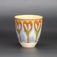 Image 1 of Rainbow Melting Hearts - Tumbler