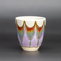 Image 2 of Lilac/Rust Waves #1 - Tumbler