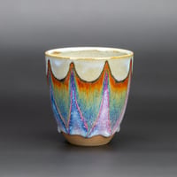 Image 1 of Lilac/Rust Waves #2 - Tumbler