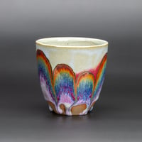 Image 2 of Purple/Rainbow/Rust Waves #1 - Tumbler