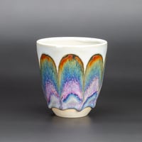 Image 2 of Purple/Rainbow/Rust Waves #2 - Tumbler