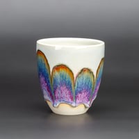 Image 1 of Purple/Rainbow/Rust Waves #3 - Tumbler