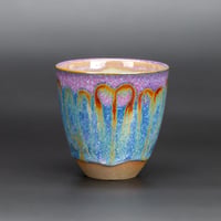 Image 2 of Vert/Blue/Rust Melting Hearts - Tumbler