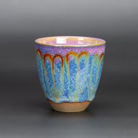 Image 1 of Vert/Blue/Rust Melting Hearts - Tumbler