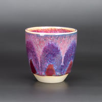 Image 1 of Magenta Flambé Arches - Tumbler