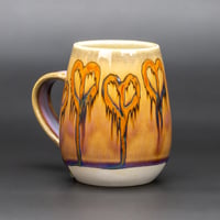 Image 1 of Rainbow Melting Hearts #2 - Tulip Mug