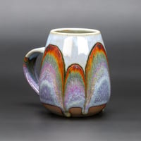 Image 1 of Purple Rainbow/Rust Arches #1 - Tulip Mug