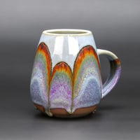 Image 3 of Purple Rainbow/Rust Arches #1 - Tulip Mug