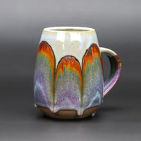 Image 3 of Purple Rainbow/Rust Arches #2 - Tulip Mug