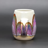 Image 2 of Purple Rainbow/Rust Arches #3 - Tulip Mug
