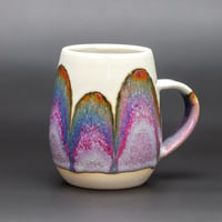 Image 3 of Purple Rainbow/Rust Arches #3 - Tulip Mug