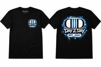 Image 3 of Black DAY 2 DAY Graffiti Limited Edition Oversized Graphic Tee