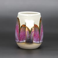Image 3 of Pink Flambé/Rust Arches - Tulip Mug