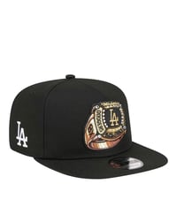 DODGERRZ CHAMPION RINGG HAT SIGNED BY LGNDGANG