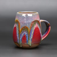 Image 3 of Magenta/Mist/Rust Arches - Tulip Mug