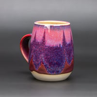 Image 1 of Pink Magenta Mist Waves - Tulip Mug
