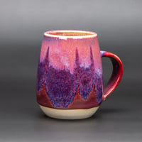 Image 2 of Pink Magenta Mist Waves - Tulip Mug