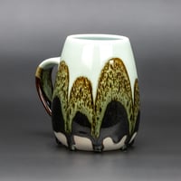 Image 1 of Mint/Tenmoku Arches - Tulip Mug