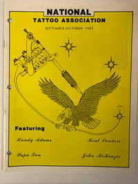 Image 1 of 1985 National Tattoo association magazine sept-oct