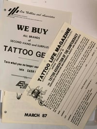 Image 7 of 1987 Tattoo Life magazine March with inserts 