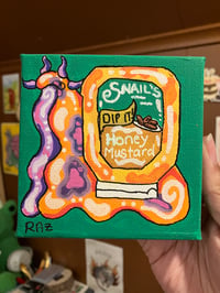 Honey Mustard Snail Painting
