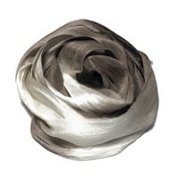 Image 2 of 10YD. MUDDY BANK HAND DYED SARI SILK RIBBON BY COLOR BURST SILK