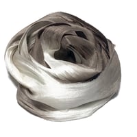 Image 4 of 10YD. MUDDY BANK HAND DYED SARI SILK RIBBON BY COLOR BURST SILK
