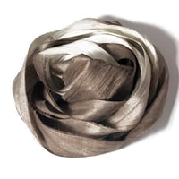 Image 5 of 10YD. MUDDY BANK HAND DYED SARI SILK RIBBON BY COLOR BURST SILK