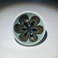 Image 1 of Mint/Tenmoku Lily #2 - Small Bowl/Ring Dish