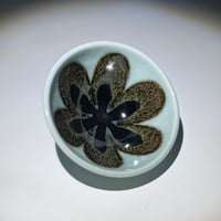 Image 2 of Mint/Tenmoku Lily #1 - Small Bowl/Ring Dish