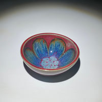 Image 4 of Blushed Flambé/Rainbow Lily - Small Bowl/Ring Dish