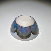 Image 4 of Blue/Rust Lily - Small Bowl/Ring Dish