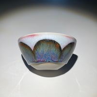 Image 5 of Blue/Rust Lily - Small Bowl/Ring Dish