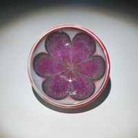 Image 1 of Magenta Flambé Lily - Small Bowl/Ring Dish
