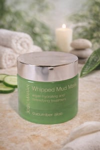 Image 1 of Josie Maran Whipped Mud Mask - Cucumber Aloe