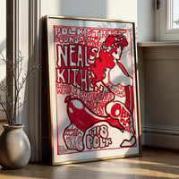 Image 1 of Vintage “Neal’s Kitchen” Poster — Psychedelic 1960s San Francisco Counterculture Art