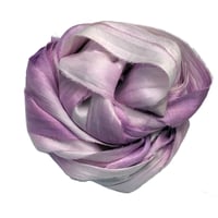 Image 3 of 10YD. VICTORIAN HAND DYED SARI SILK RIBBON BY COLOR BURST SILK