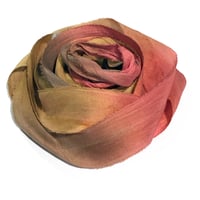 Image 2 of 10YD. CAJUN HAND DYED SARI SILK RIBBON BY COLOR BURST SILK
