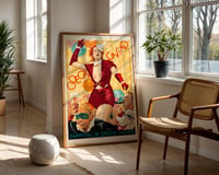 Image 2 of Vintage Odeon Casino Carnival Poster — Glamorous Art Deco Nightlife
