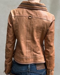 Image 13 of TAN UTILITY LEATHER JACKET