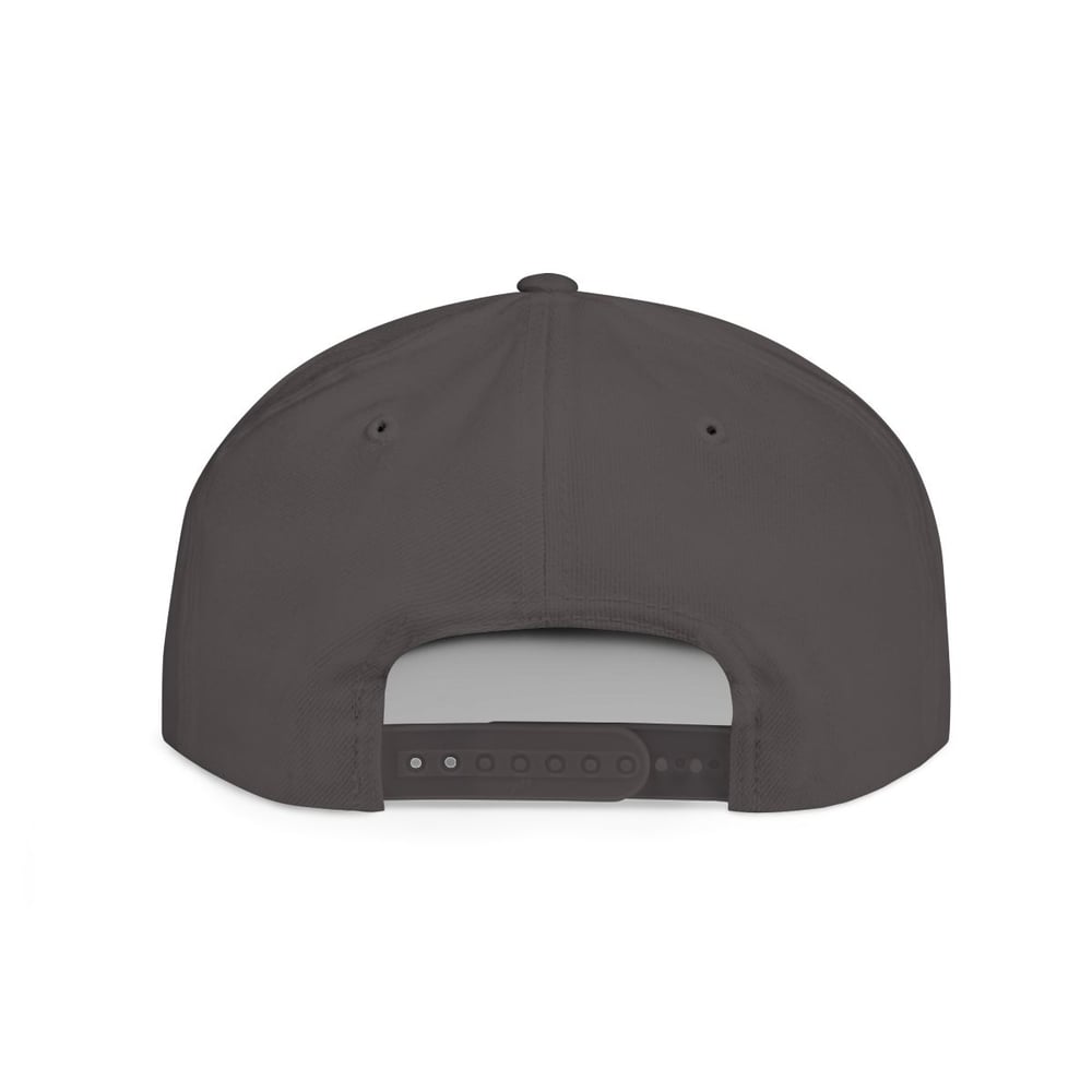 Image of Pink Glitter 'Peek-a-Boo Bitches' Flat Bill Snapback Hat