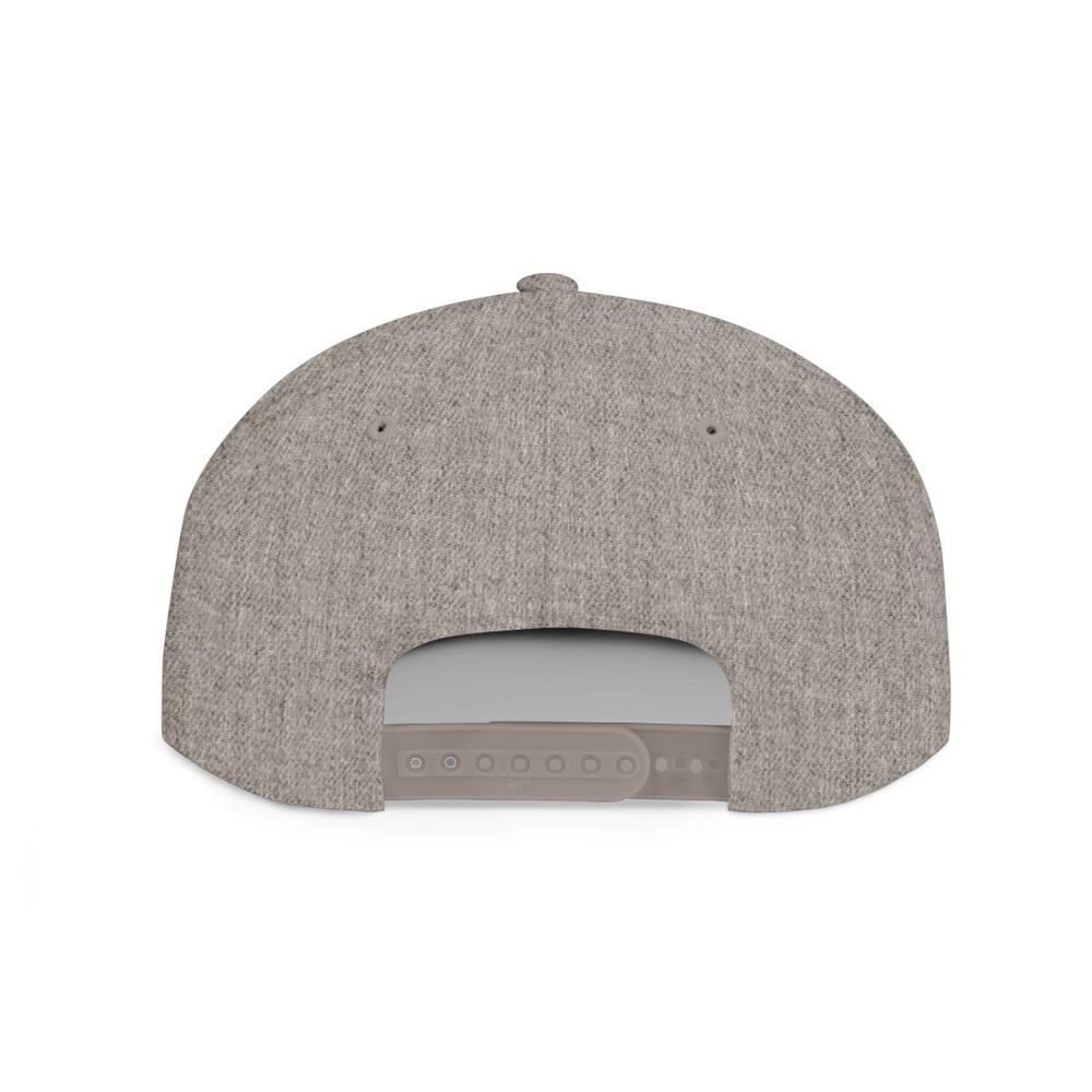 Image of Pink Glitter 'Peek-a-Boo Bitches' Flat Bill Snapback Hat