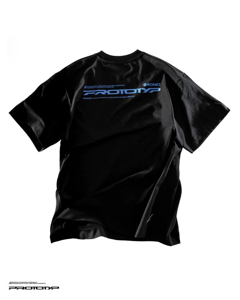 Image of PROTOTYP - SONIC Logo Shirt (Black)